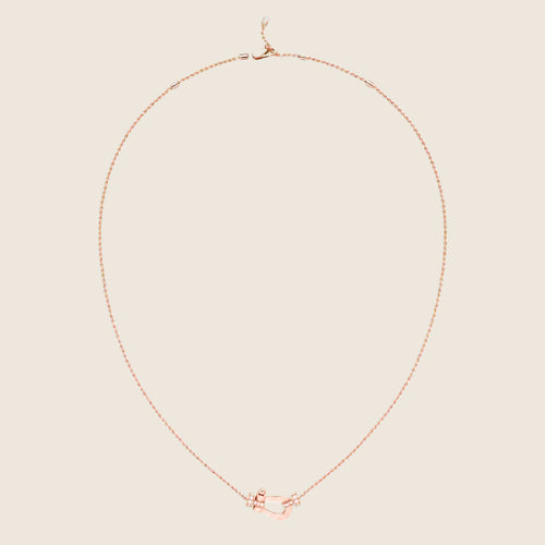 Collier Fred — Or rose