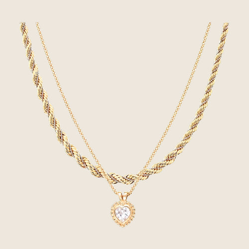 Collier Swarovski — Or