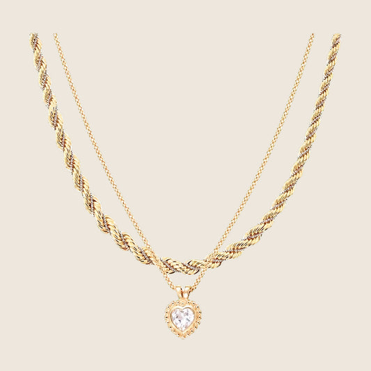 Collier Swarovski — Or