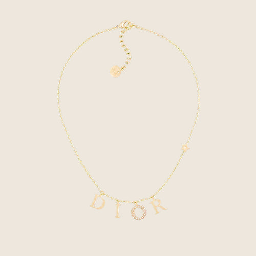 Collier Dior — Or