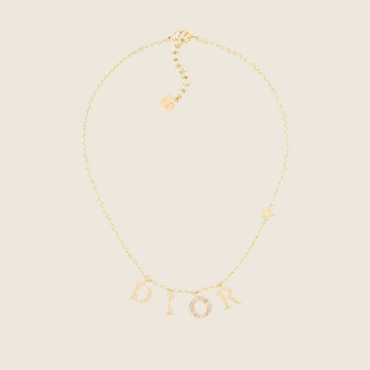 Collier Dior — Or