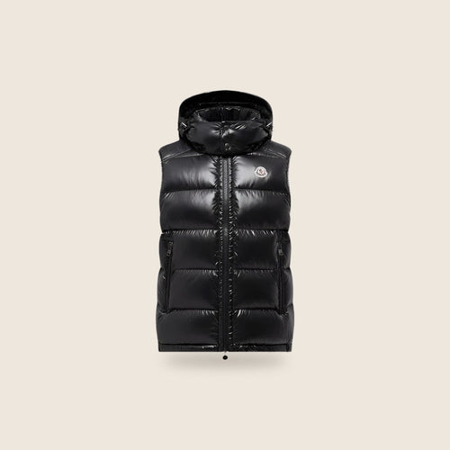 Doudoune sans manches Moncler — Noir capuche